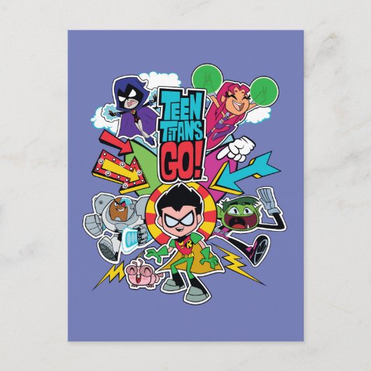 Teen Titans Go! | Team Arrow Graphic Postkarte (Vorderseite)