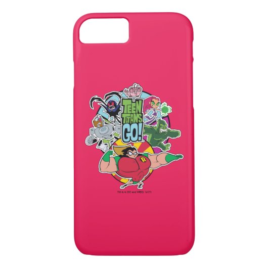 Teen Titans Go! | Team Group Graphic Case-Mate iPhone Hülle (Rückseite)