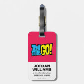 Teen Titans Go! | Team Group Graphic Gepäckanhänger (Rückseite vertikal)