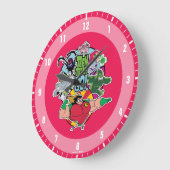Teen Titans Go! | Team Group Graphic Große Wanduhr (Winkel)
