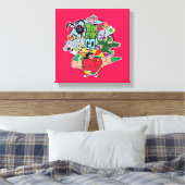 Teen Titans Go! | Team Group Graphic Leinwanddruck (Insitu (Schlafzimmer))