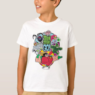 Teen Titans Go! Team Group Graphic T-Shirt