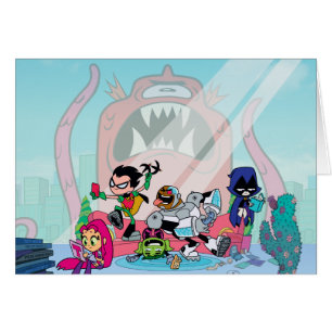 Teen Titans Go! Tentacled Monster Approach