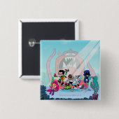 Teen Titans Go! | Tentacled Monster Approach Button (Vorne & Hinten)