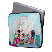 Teen Titans Go! | Tentacled Monster Approach Laptopschutzhülle (Vorderseite Links)