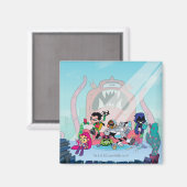 Teen Titans Go! | Tentacled Monster Approach Magnet (Vorderseite/Rückseite)