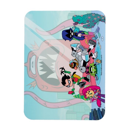 Teen Titans Go! | Tentacled Monster Approach Magnet (Vertikal)