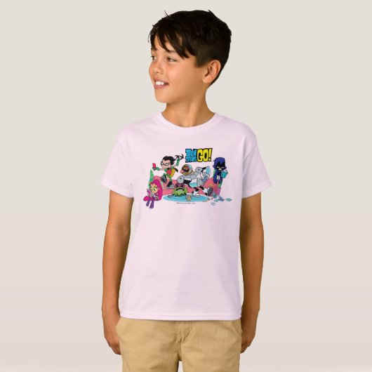 Teen Titans Go! | Tentacled Monster Approach T-Shirt (Vorne ganz)