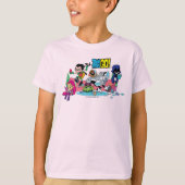 Teen Titans Go! | Tentacled Monster Approach T-Shirt (Vorderseite)