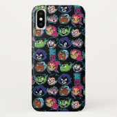Teen Titans Go! | Titans Head Pattern Case-Mate iPhone Hülle (Rückseite)
