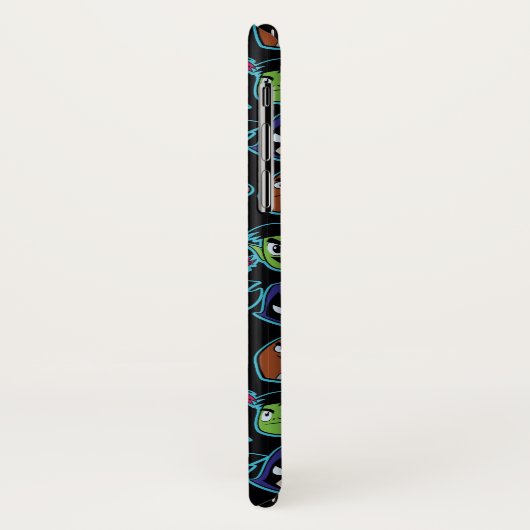 Teen Titans Go! | Titans Head Pattern Case-Mate iPhone Hülle (Hinten/Links)