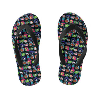 Teen Titans Go! | Titans Head Pattern Kinderbadesandalen