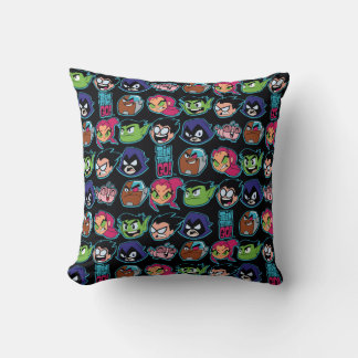 Teen Titans Go! | Titans Head Pattern Kissen