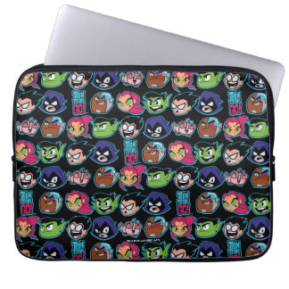 Teen Titans Go! | Titans Head Pattern Laptopschutzhülle