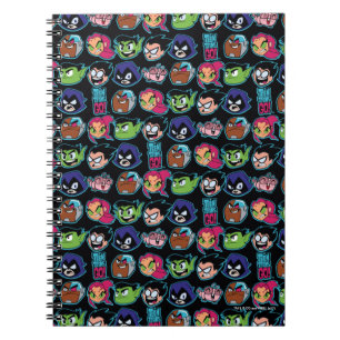 Teen Titans Go! Titans Kopf Muster Notizblock