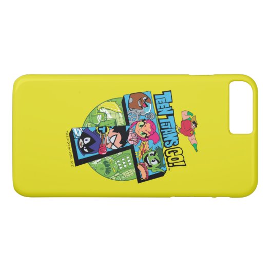 Teen Titans Go! | Titans Tower Collage Case-Mate iPhone Hülle (Rückseite (Horizontal))