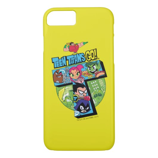 Teen Titans Go! | Titans Tower Collage Case-Mate iPhone Hülle (Rückseite)