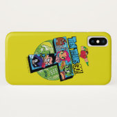 Teen Titans Go! | Titans Tower Collage Case-Mate iPhone Hülle (Rückseite (Horizontal))