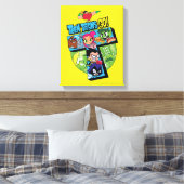 Teen Titans Go! | Titans Tower Collage Leinwanddruck (Insitu (Schlafzimmer))