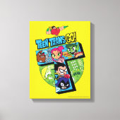 Teen Titans Go! | Titans Tower Collage Leinwanddruck (Vorderseite)