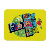 Teen Titans Go! | Titans Tower Collage Magnet (Horizontal)