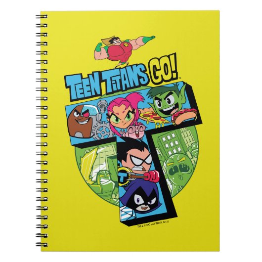Teen Titans Go! | Titans Tower Collage Notizblock (Vorderseite)