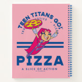 Teen Titans Go! "Truth Justice Pizza" Notizblock (Rückseite)