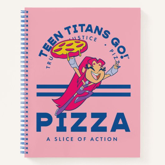 Teen Titans Go! "Truth Justice Pizza" Notizblock (Vorderseite)