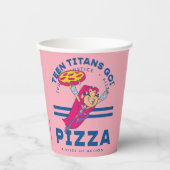 Teen Titans Go! "Truth Justice Pizza" Pappbecher (Vorderseite)