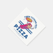 Teen Titans Go! "Truth Justice Pizza" Serviette (Ecke)
