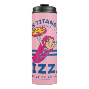 Teen Titans Go! "Truth Justice Pizza" Thermosbecher