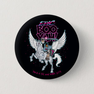 Teen Titans Go!   Warrior Cyborg Riding Pegasus Button