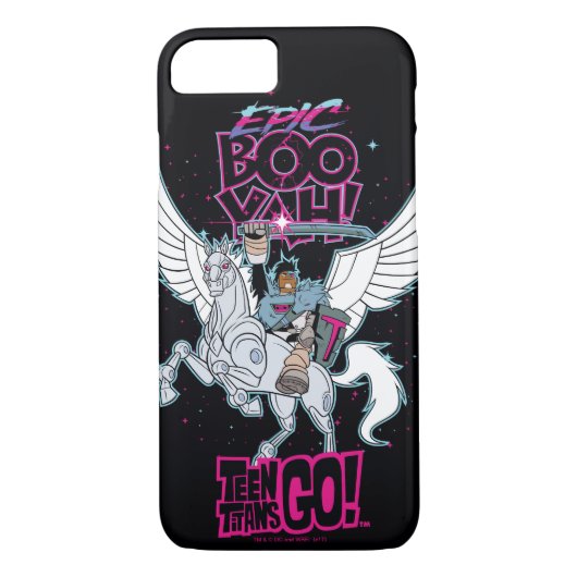 Teen Titans Go! | Warrior Cyborg Riding Pegasus Case-Mate iPhone Hülle (Rückseite)