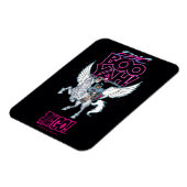 Teen Titans Go! | Warrior Cyborg Riding Pegasus Magnet (Linke Seite)