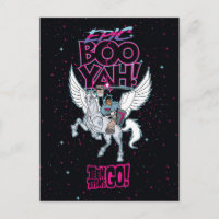 Teen Titans Go! | Warrior Cyborg Riding Pegasus