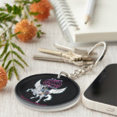 Teen Titans Go! | Warrior Cyborg Riding Pegasus Schlüsselanhänger (Vorderseite rechts)