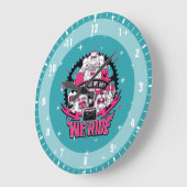 Teen Titans Go! | "Wir fahren" Retro Moto Graphic Große Wanduhr (Winkel)