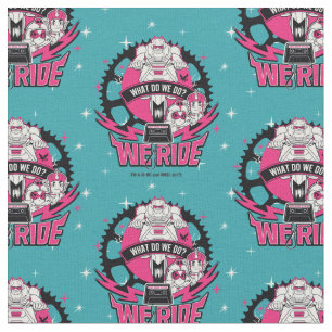 Teen Titans Go! "Wir fahren" Retro Moto Graphic Stoff
