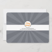 Teen/Tween Graffiti Brick Wall Birthday Boy Party Einladung (Rückseite)