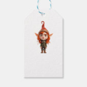 Teen Weihnachts-Elf Kraft-Geschenkartikel Geschenkanhänger (Vorderseite)