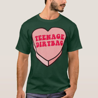 Teenage Dirtbag Liebe Herzdesign T-Shirt
