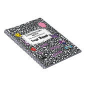 Teenage Dream Komposition Spiral Notebook (schwarz Notizblock (Rechte Seite)