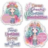 Teenage Dreams Custom Cut Vinyl Sticker (Vorderseite)