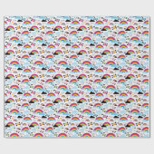 Teenage emo Regenbogenhaut Hintergrund Geschenkpapier (Flach)