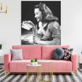 Teenage Girl Leinwanddruck (Insitu (Wohnzimmer))