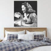 Teenage Girl Leinwanddruck (Insitu (Schlafzimmer))