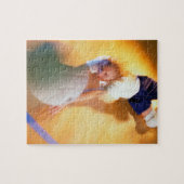 Teenage Girl Playing Volleyball Puzzle (Horizontal)