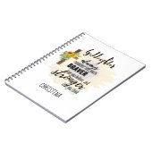 Teenage GODAUGHTER Motivierend Zitat Sonnenblumen Notizblock (Linke Seite)