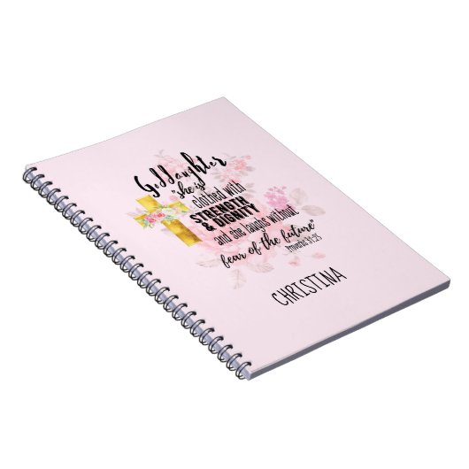 Teenage Godtochter Geschenk Personalisiertes Spric Notizblock (Rechte Seite)