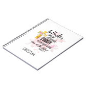 Teenage Godtochter Geschenk Personalisiertes Spric Notizblock (Linke Seite)